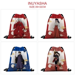 7 Styles Inuyasha Cosplay Cartoon Anime Drawstring Bags