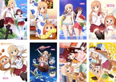 8PCS/SET 42*29CM Himouto! Umaru-chan Cartoon Anime Paper Poster