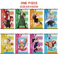 9 Styles 60*90CM One Piece Wall Scroll Cartoon Pattern Decoration Anime Wallscroll