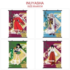 6 Styles 60*90CM Inuyasha Scroll Cartoon Pattern Decoration Anime Wallscroll