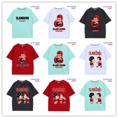 23 Styles Slam Dunk Cartoon Pattern Short Sleeve Anime T Shirts