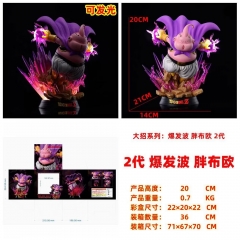 20CM Dragon Ball Z 2 Generation Majin Buu Anime Figure Toy With Light