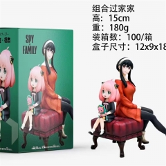 15CM Spy×Family Anya Yor Forger Anime PVC Figure Model Toy