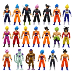 4 Styles 5pcs/set 17cm Dragon Ball Z Goku Anime PVC Action Figure Set