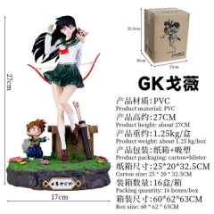 28cm GK Model Inuyasha Higurashi Kagome Anime PVC Figure Model Toy