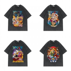 5 Styles One Piece Anime Cartoon T Shirt
