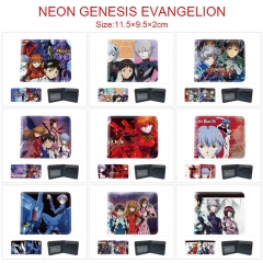 9 Styles EVA/Neon Genesis Evangelion Cartoon Anime Fold Wallet