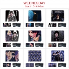 9 Styles Wednesday Addams Cartoon Anime Fold Wallet