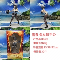 39CM Senran Kagura PVC YUMI Bunny Girl Sexy Toys PVC Anime Figure
