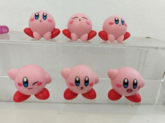 6PCS/SET 4~5CM Kirby Anime PVC Figure Set