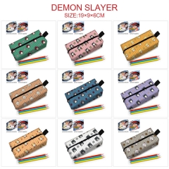 12 Styles Demon Slayer kimetsu no yaiba Cartoon Anime Zipper Makeup Bag