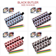5 Styles Kuroshitsuji/Black Butler Cartoon Anime Zipper Makeup Bag