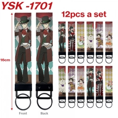 2 Styles 12PCS/SET Spy x Family Cartoon Anime Keychain