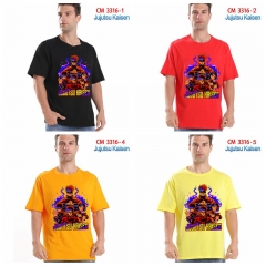 7 Styles Jujutsu Kaisen Cartoon Pattern Anime T Shirts