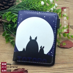 My Neighbor Totoro Coin Purse PU Leather Anime Short Wallet