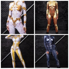 4 Styles Women Jumpsuits Bodysuit Tight Clothing Halloween Party Anime Cosplay Costume