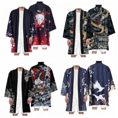 14 Styles Japanese Style Kimono Haori Cloak Anime Cosplay Costume