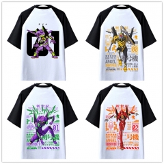 4 Styles EVA/Neon Genesis Evangelion Cartoon Anime T Shirt