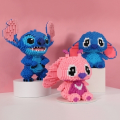 3 Styles Lilo & Stitch ABS Material Anime Miniature Building Blocks