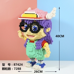 40CM Dr. Slump IQ/Arale ABS Material Anime Miniature Building Blocks