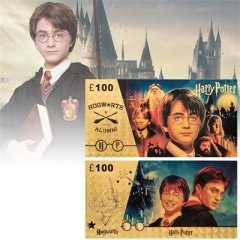 Harry Potter Anime Crafts Souvenir Coin Banknotes