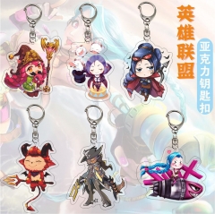 40 Styles League of Legends Game Acrylic Anime Keychain