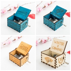 6 Styles Game of Thrones Anime Wooden Music Box
