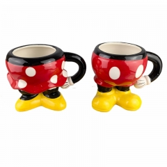 300ML Disney Mickey Mouse and Donald Duck Cartoon Anime Ceramic Cup