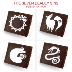 8 Styles The Seven Deadly Sins/Nanatsu no Taizai Cartoon Anime Leather Folding Wallet