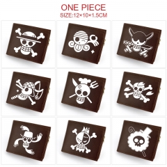 9 Styles One Piece Cartoon Anime Leather Folding Wallet