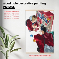 2 Size Haikyuu Wood Pole Scroll Anime Wallscroll