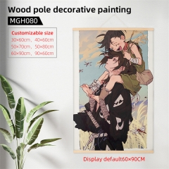 2 Size Dororo Wood Pole Scroll Anime Wallscroll