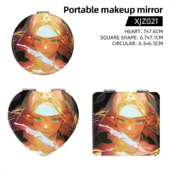 3 Different Shapes The Legend Of Zelda Pattern Cartoon Cosplay For Girls Portable Anime Makeup Mirror