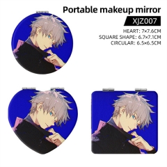 3 Different Shapes 7 Styles Jujutsu Kaisen Pattern Cartoon Cosplay For Girls Portable Anime Makeup Mirror