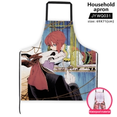 5 Styles The Ancient Magus' Bride Cartoon Pattern For Kitchen Waterproof Material Anime Household Apron