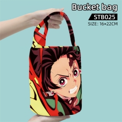 2 Styles Demon Slayer: Kimetsu no Yaiba Shopping Single Shoulder Bag Bucket Bag