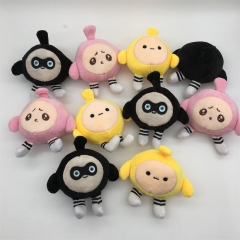 12CM 10PCS/SET Eggy Party Cosplay Character Anime Plush Keychain