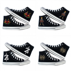 11 Styles The Legend Of Zelda Cosplay Cartoon Anime Canvas Shoes