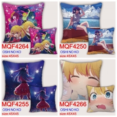 45*45CM 30 Styles Oshi no Ko Cartoon Pattern Anime Pillow