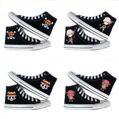 6 Styles One Piece Cosplay Cartoon Anime Canvas Shoes