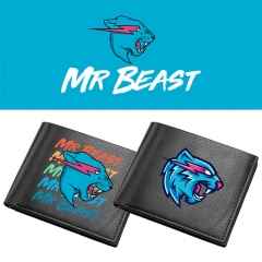 5 Styles Mr Beast Cartoon Anime Wallet Purse