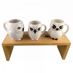 2 Styles 300ML Harry Potter Owl Cartoon Anime Ceramic Cup