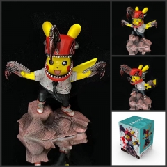 12.5CM Pokemon Pikachu Chainsaw Man Anime Figure