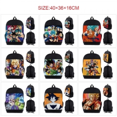 13 Styles Dragon Ball Z  Cartoon Nylon Canvas Anime Backpack Bag