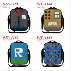 4 Styles Roblox Cartoon Canvas Anime Lunch Bag