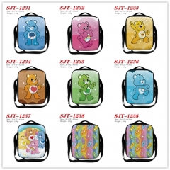 8 Styles Care Bears Cartoon Canvas Anime Lunch Bag
