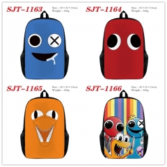 4 Styles Rainbow Friends Cartoon Canvas Anime Backpack Bag