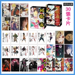30PCS/SET Jigokuraku Anime LOMO Card Set