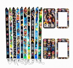 10 Styles One Piece Cartoon Long Style Lanyard Anime Phone Strap