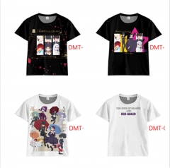 4 Styles The Duke of Death and His Maid Anime T-shirts